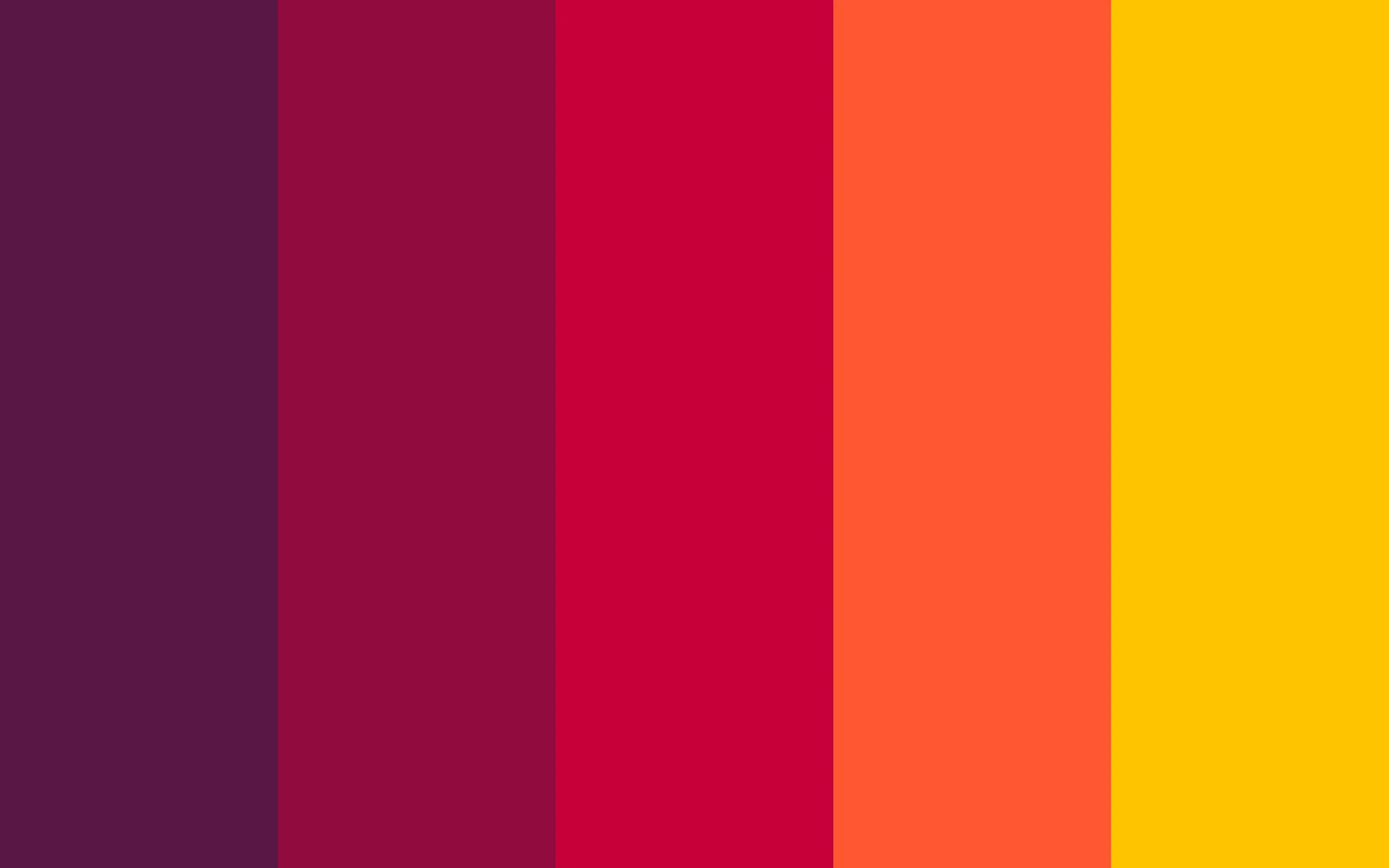 color pallete featuring warm colors