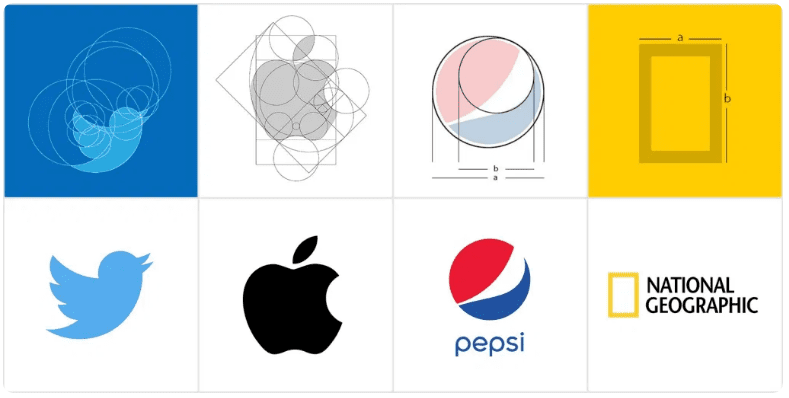 golden ratio in famous logo designs