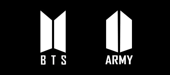 The BTS & BTS Army logos
