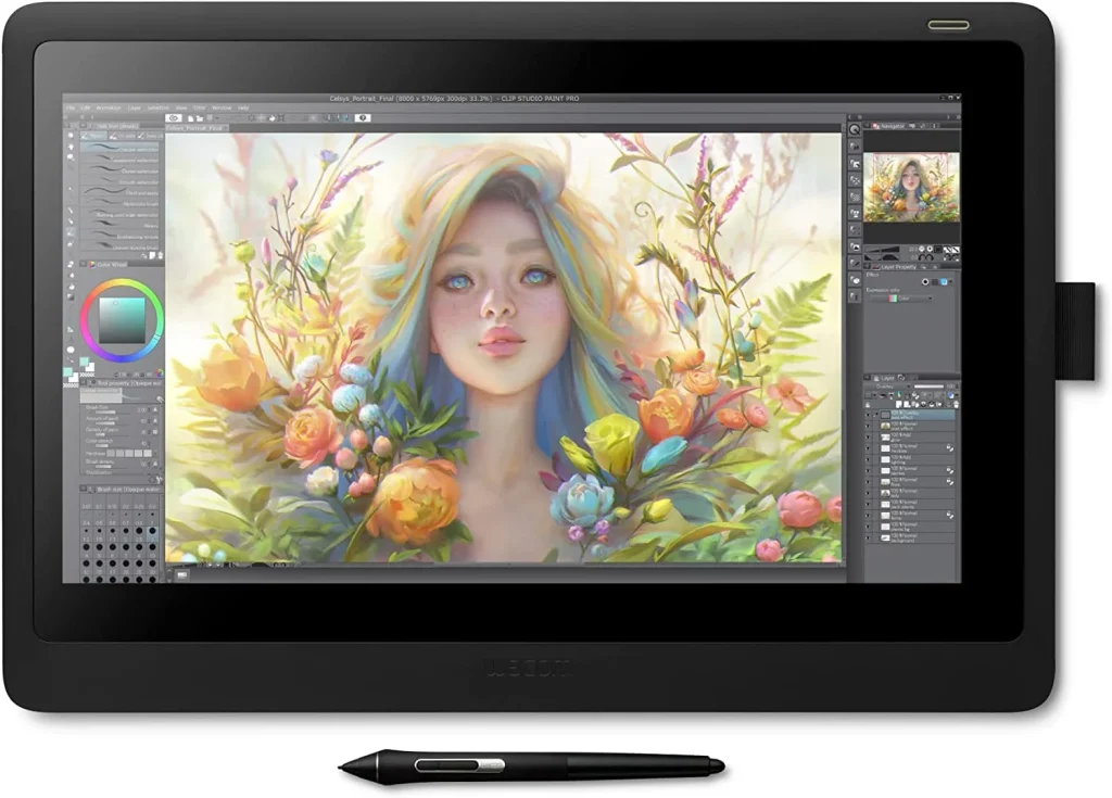 Wacom Cintiq 16 Overall Best Wacom Tablet for Photo Editing and Photo Retouching