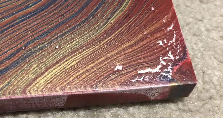 acrylic pouring crack and crazing due to drying up