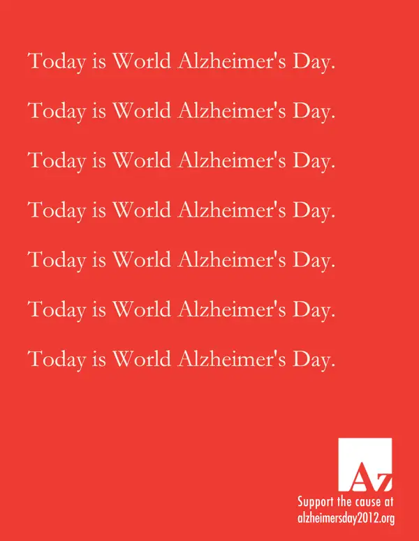World Alzheimer's Day Print by Simone Mascagni