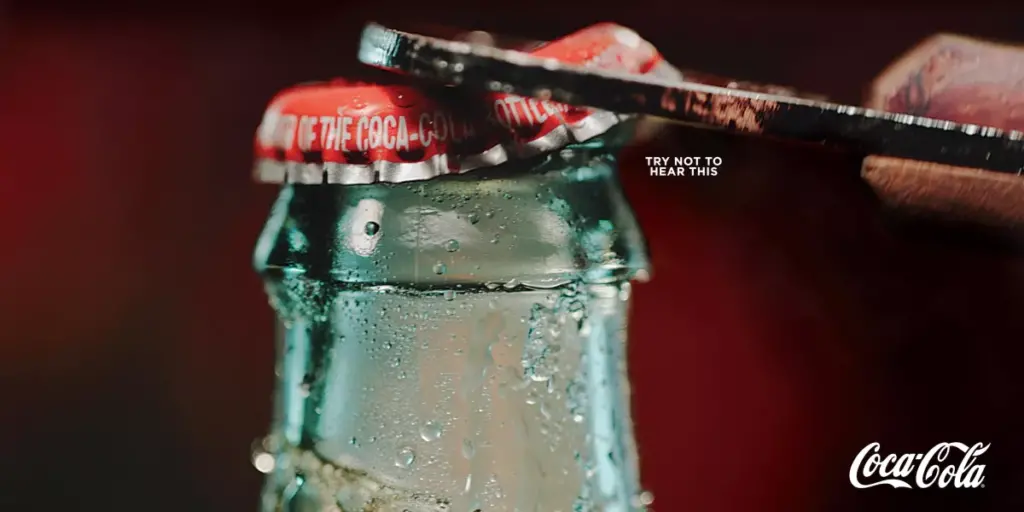 Coca-cola try not to hear this campaign 2