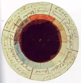 Goethe color wheel temperamenten-Rose