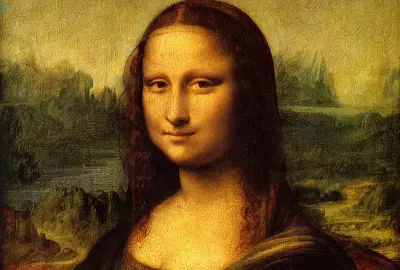 The Mona Lisa painting by Leonardo Da Vinci