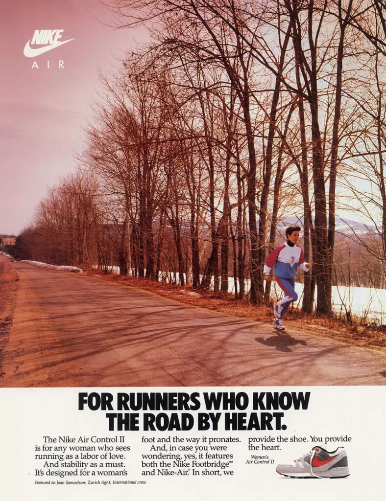 Nike Air running shoes ad
