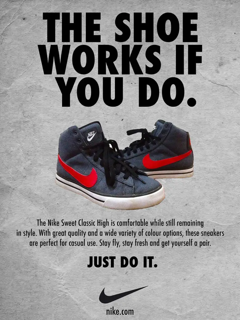 Nike shoes ads example 2
