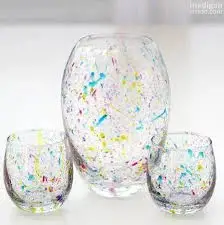 paint spills on glass