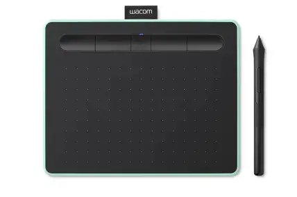 Wacom intuos graphics tablet with battery free stylus