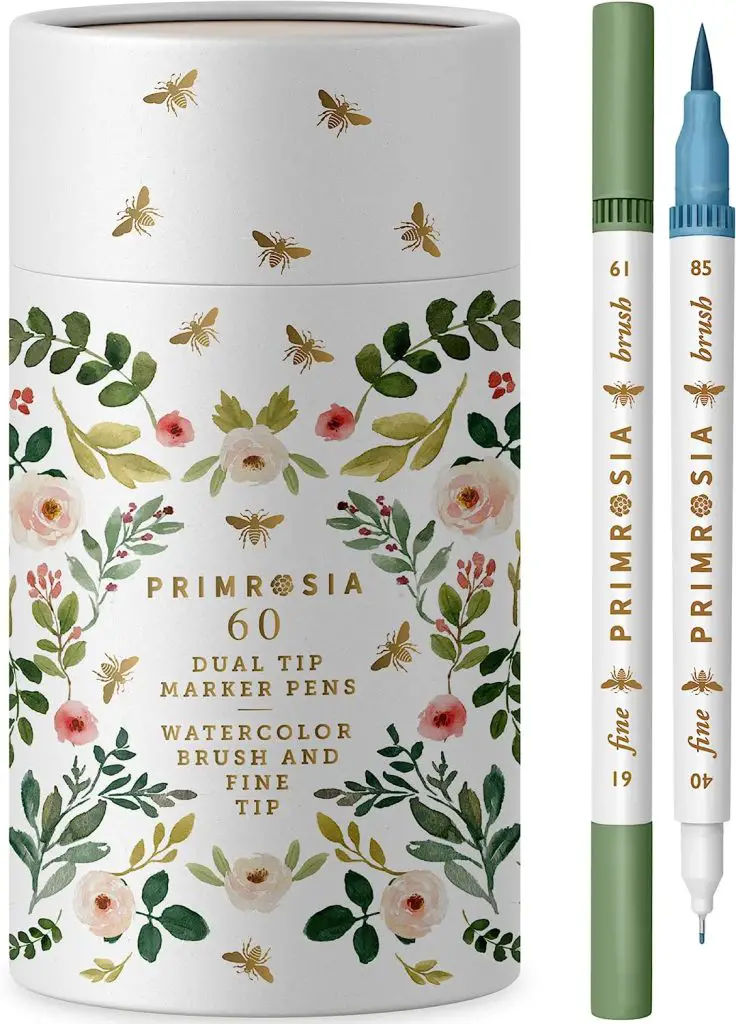 Primorsia Watercolor Book and Markers set
