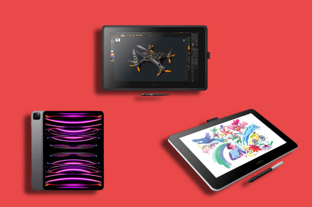 Best drawing tablets for digital art including Wacom Cintiq 22, Wacom One, and iPad Pro