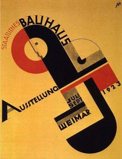 Herbert Bayer, Poster for the Bauhausaustellung, 1923