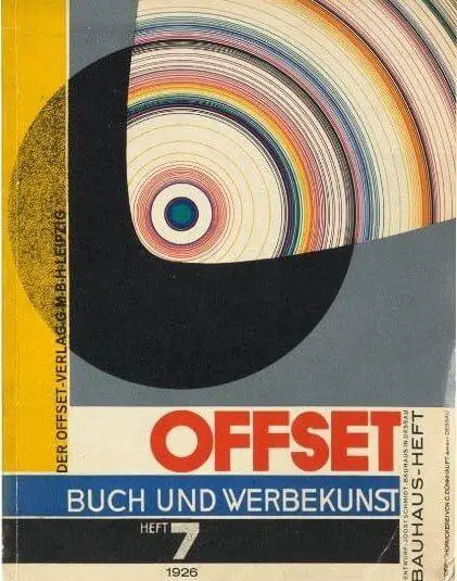 Booklett cover by Joost Schmidt, 1926