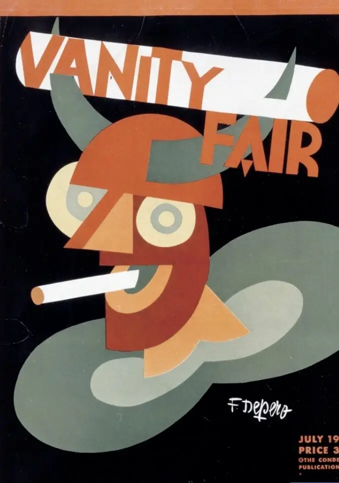 Fortunato Depero, Cover of Vanity Fair magazine, 1930