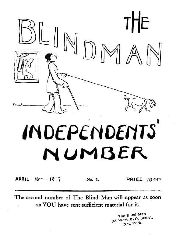 The Blind Man, Issue 1, a Dada art journal published by New York Dadaists in 1917