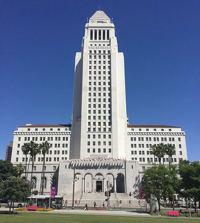 Los Angeles City Hall by John Parkinson, John C. Austin, and Albert C. Martin Sr. (1928)