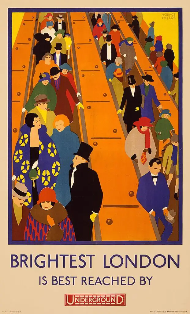 London Underground poster by Horace Taylor (1924)