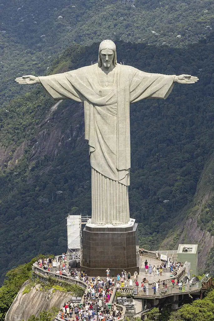 Christ the Redeemer, soapstone sculpture on Corcovado Mountain, Rio de Janeiro, by Paul Landowski (1931)
