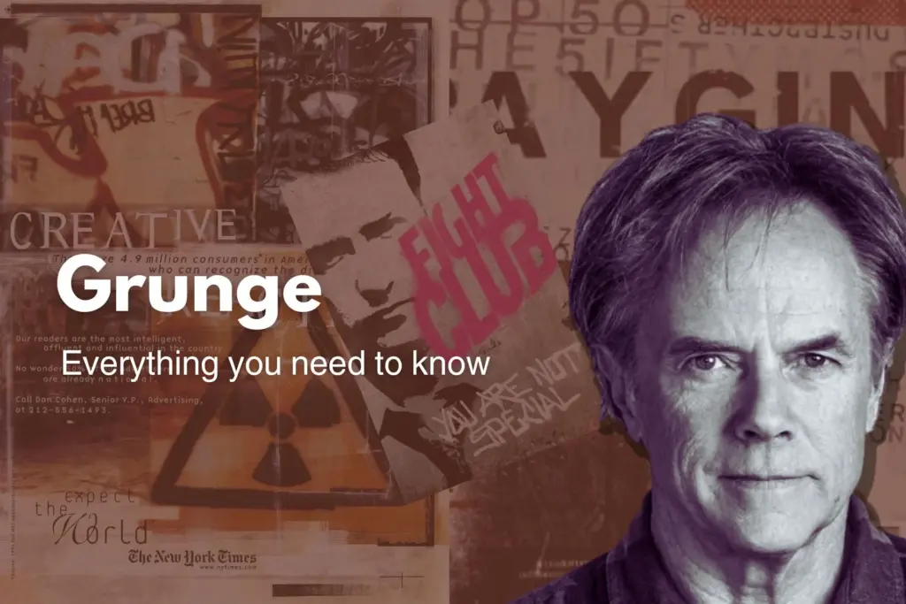 Grunge graphic design history with David Carson